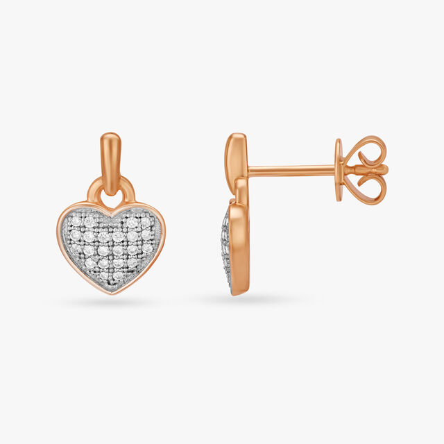 Shimmering Love Diamond Drop Earrings,,hi-res image number null