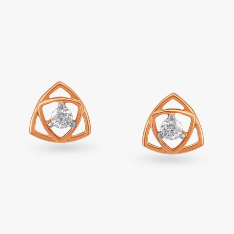 Timeless Elegance Diamond Stud Earrings