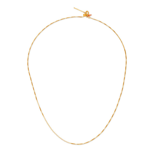 18KT Yellow-White Gold Link Chain,,hi-res image number null