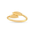 18 KT Yellow Gold Sleek Diamond Ring,,hi-res image number null