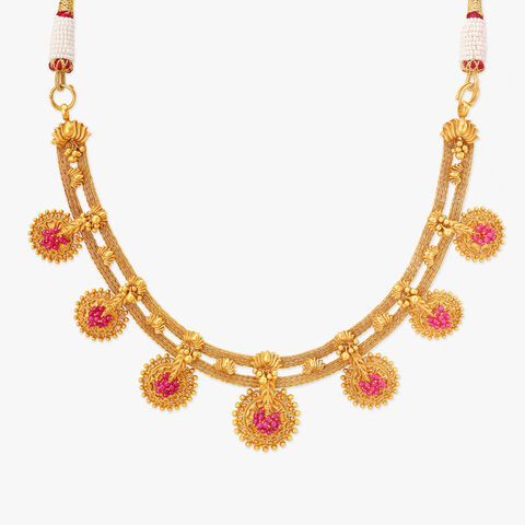 Rope Chain Gold Necklace Set