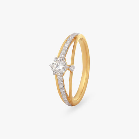 Celestial Path Solitaire Ring