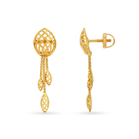 Mesmerising Gold Drop Earrings
