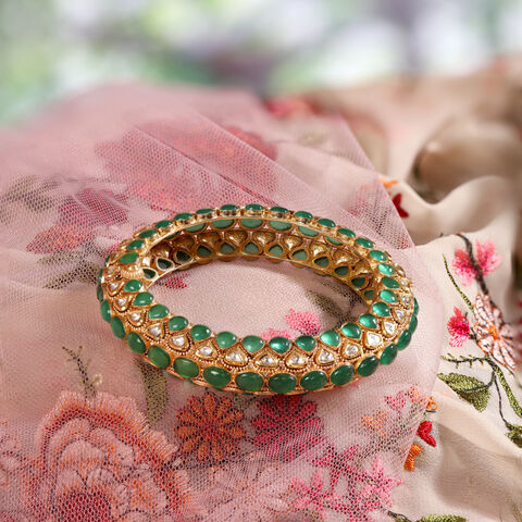 Glorious Kundan Polki Bangle