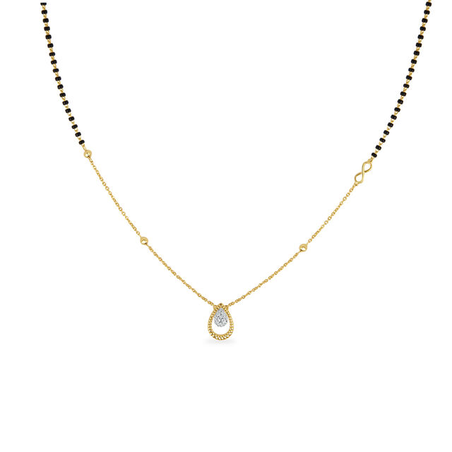 14KT Yellow Gold A Tear Of Joy Mangalsutra,,hi-res image number null