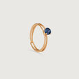 Blue Topaz Unity Ring 5