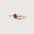 Radiant Pear-Cut Ring 4