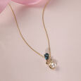 Toi-et-Moi Topaz Pendant 