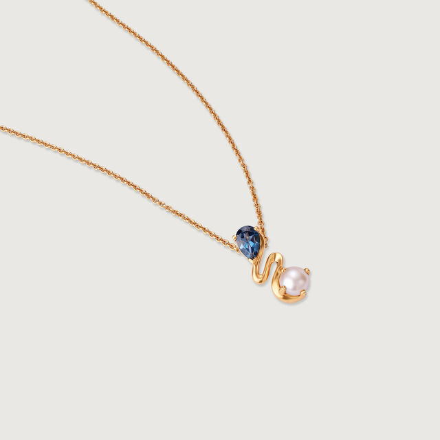 Toi-et-Moi Topaz Pendant 4