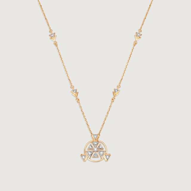 Astral Cluster 14KT Diamond Necklace 5