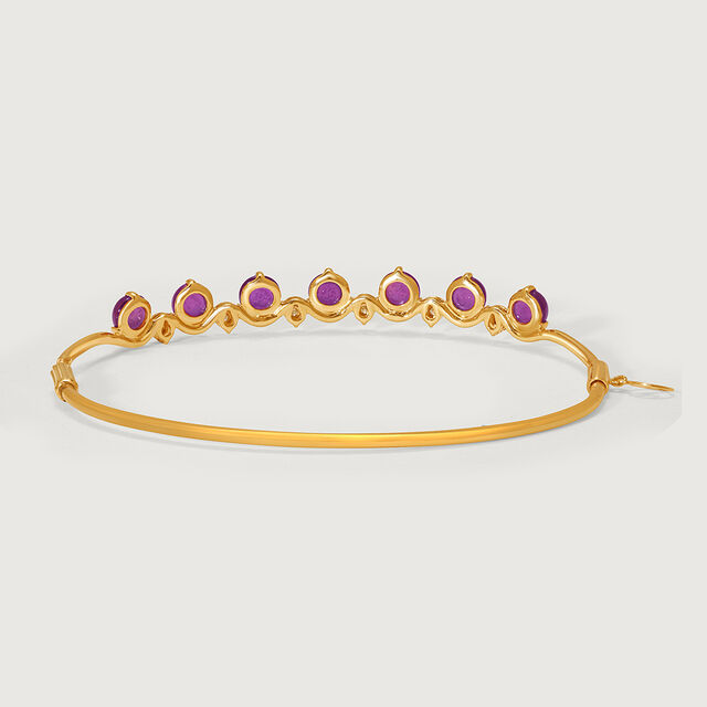 Toast to Temptation 14KT Ruby and Diamond  Bangle 5