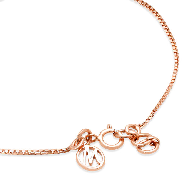 18KT Rose Gold Dainty Diamond Bracelet 4