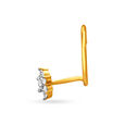 Stunning Floral Seven Stone Diamond Nose Pin 2