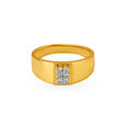 Geometric Diamond Finger Ring 2