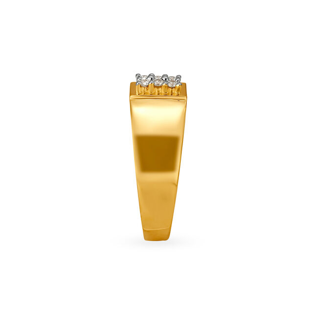 Geometric Diamond Finger Ring 3