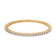 Stylish Carved Diamond Bangle,,hi-res 