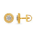 Classic Traditional Seven Stone Diamond Stud Earrings 2