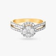 Majestic Halo Diamond Finger Ring 2