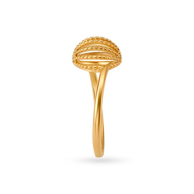 Chic Eclectic Gold Ring 3
