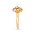 Enchanting Gold Floral Ring 3