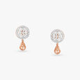 Floral Delight Diamond Drop Earrings 
