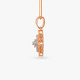 Petal Diamond Pendant and Earrings Set 3