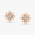 Petal Diamond Pendant and Earrings Set 4