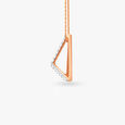 Geometric Chic Diamond Pendant and Earrings Set 3