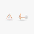 Geometric Chic Diamond Pendant and Earrings Set 5
