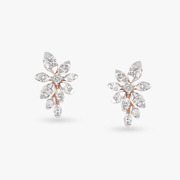 Gleaming Diamond Stud Earrings