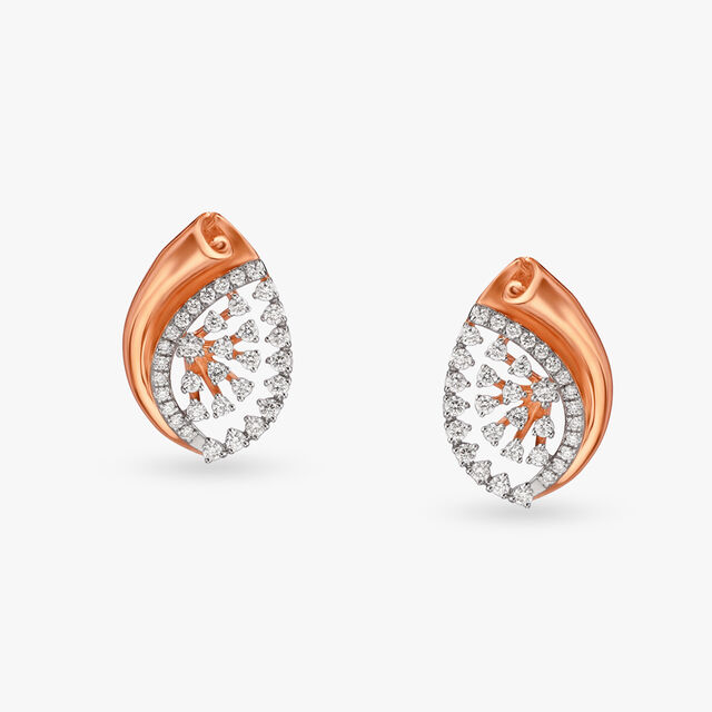 Droplet Diamond Pendant and Earrings Set 3