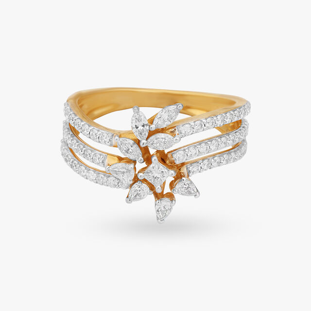 Petal Perfection Diamond Finger Ring