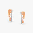 Chronicles Of Elegance Diamond Hoop Earrings 3