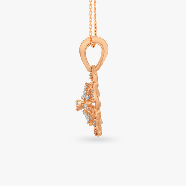 Contemporary Sophistication Diamond Pendant 2