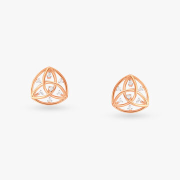 Celtic Splendour Diamond Stud Earrings