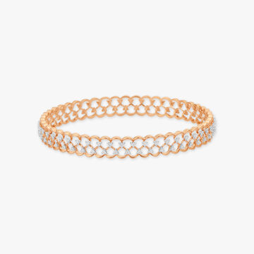 Intricate Diamond Bangle