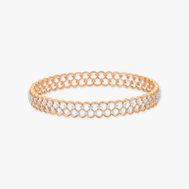 Intricate Diamond Bangle 
