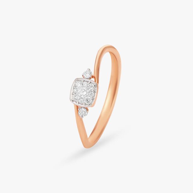 Ethereal Grace Diamond Finger Ring 