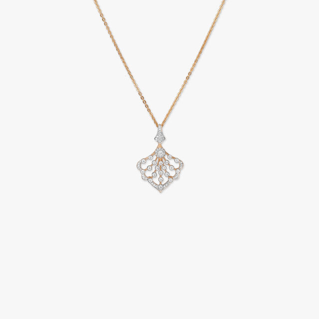 Lattice Glow Diamond Pendant with Chain