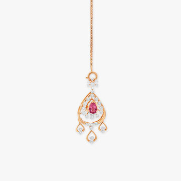 Teardrop Diamond Maang Tikka