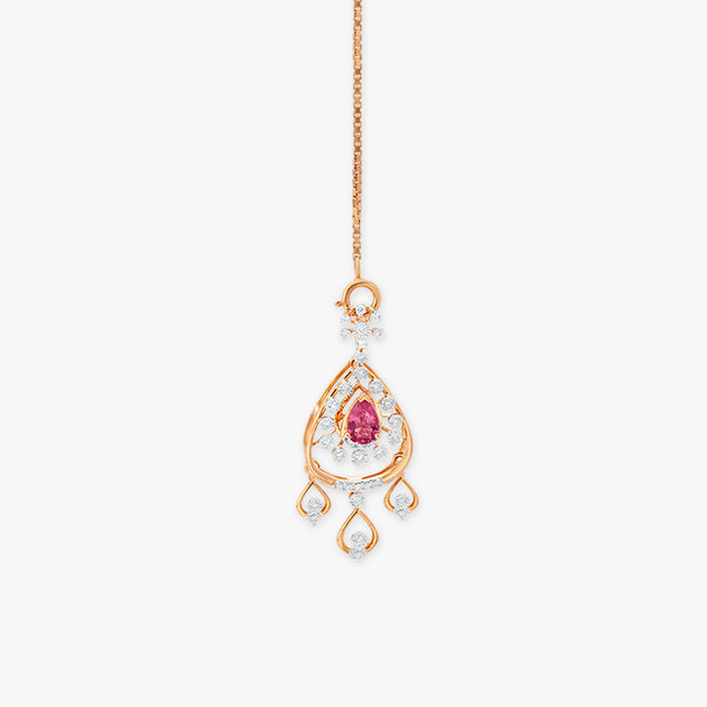 Teardrop Diamond Maang Tikka 