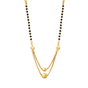 Layered Orbs Mangalsutra