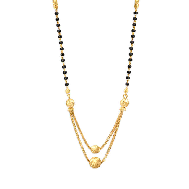 Layered Orbs Mangalsutra