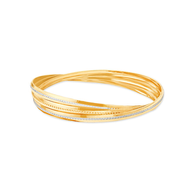 Graceful Gold Bangle 