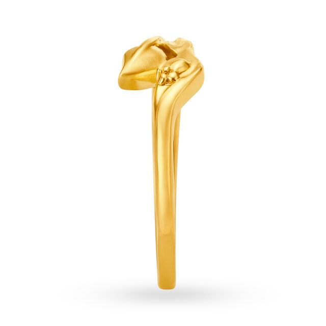 Leaf Gold Finger Ring