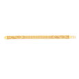Intricate Woven Pattern Gold Bracelet for Men 