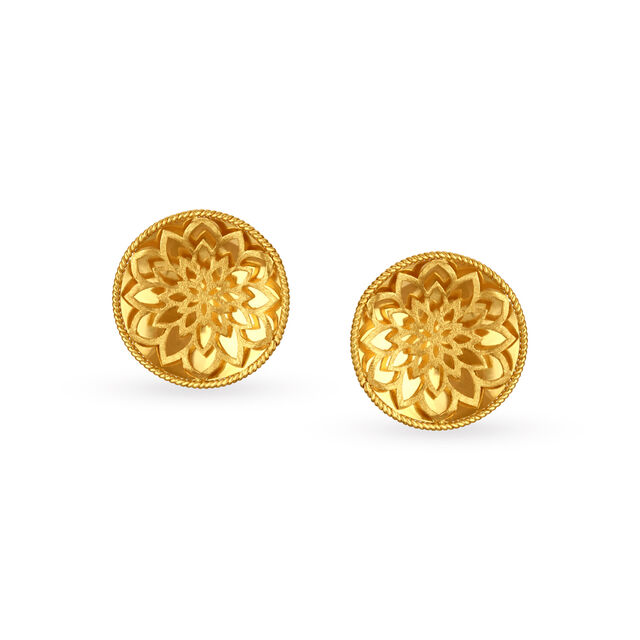 Magnificent Floral Stud Earrings 