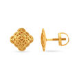 Enchanting Gold Stud Earrings 2