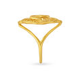 Dramatic 22 Karat Yellow Gold Finger Ring 3