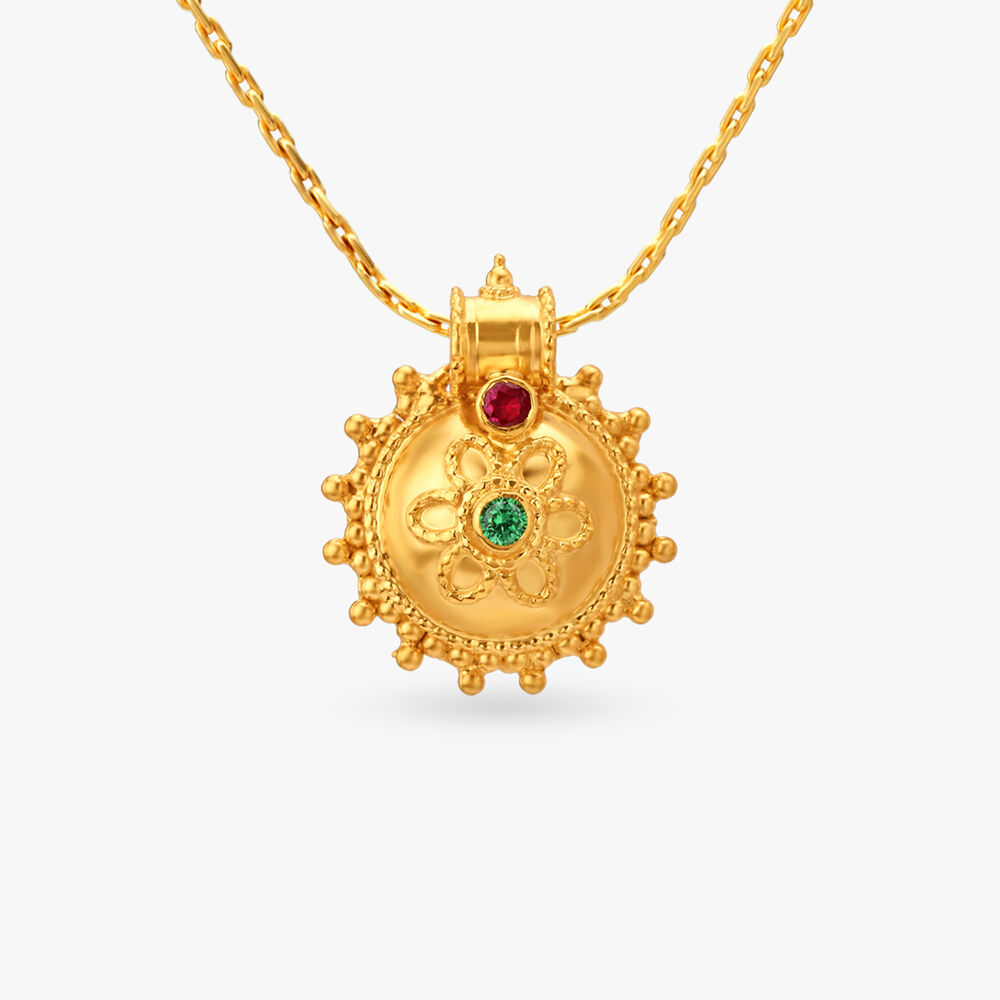 Gold vati pendant discount